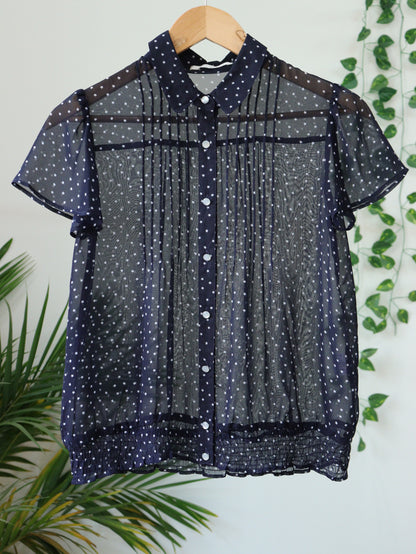 Blue Star Printed Shirt - 34"