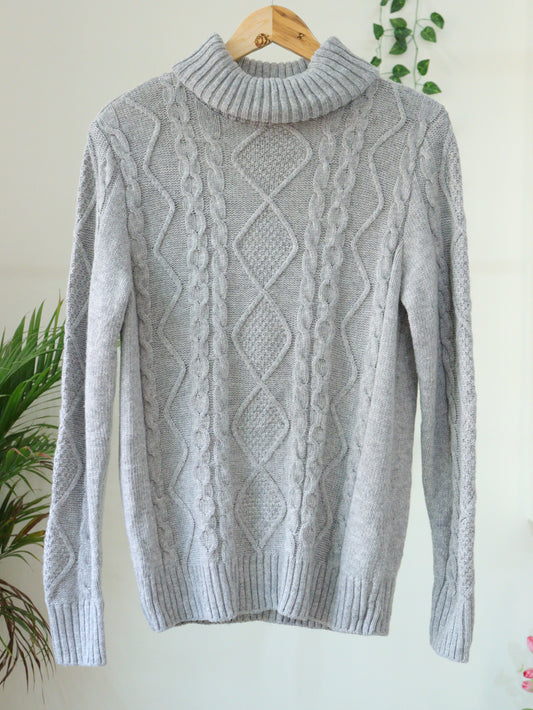 Grey Turtle Neck - 40"