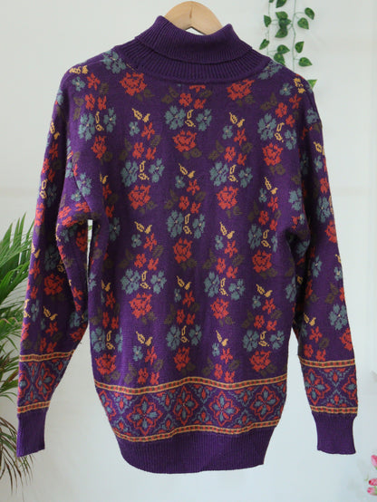 Purple Turtle Neck - 40"