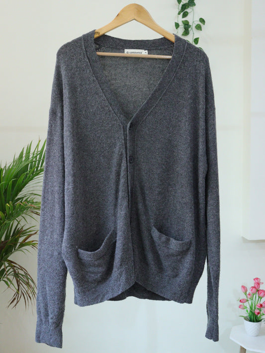 Grey Cardigan - 48"