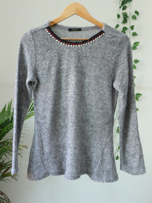 Grey Winter Top - 36"