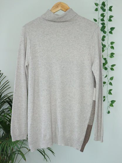 Grey Brown Turtle Neck - 38"