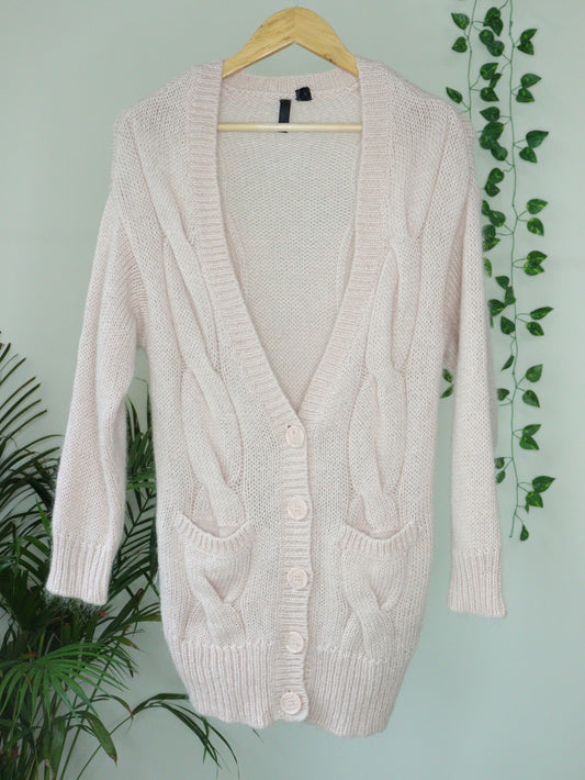 Pink Cardigan - 38"