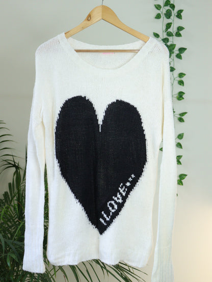 White Pullover - 38"