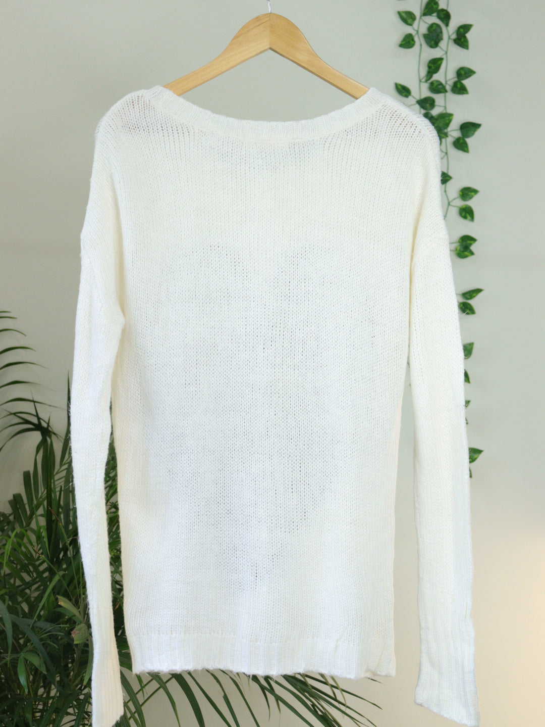 White Pullover - 38"