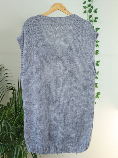 Grey Sweater Vest - 46"