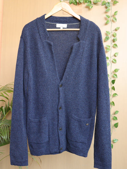 Blue Cardigan - 44"