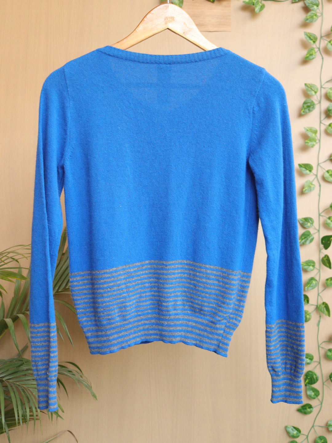 Blue Cardigan - 36"