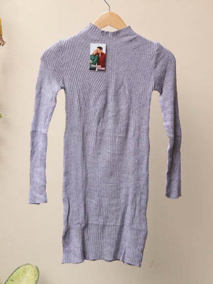 Grey Turtle Neck Sweater - 34"