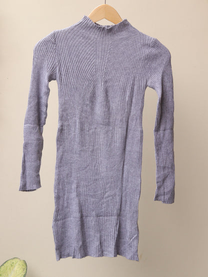 Grey Turtle Neck Sweater - 34"