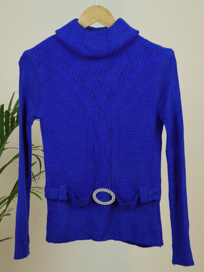 Blue Turtle Neck - 36"