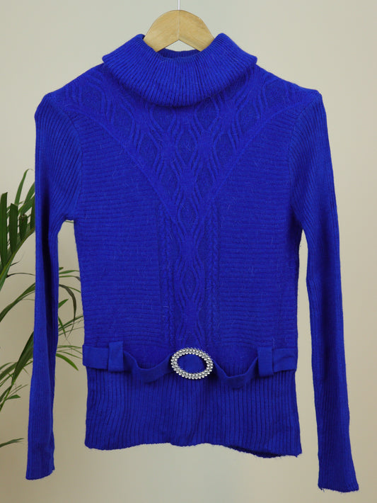 Blue Turtle Neck - 36"