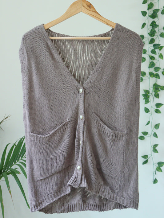 Grey Cardigan - 42"