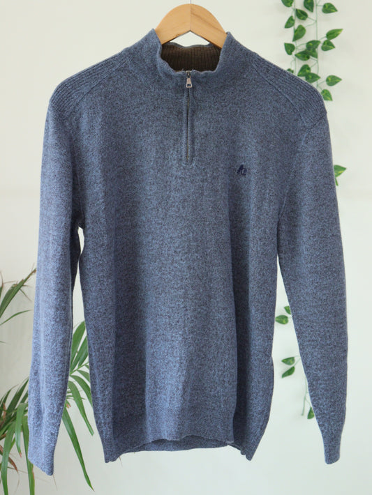 Blue Zipper Sweater - 40"