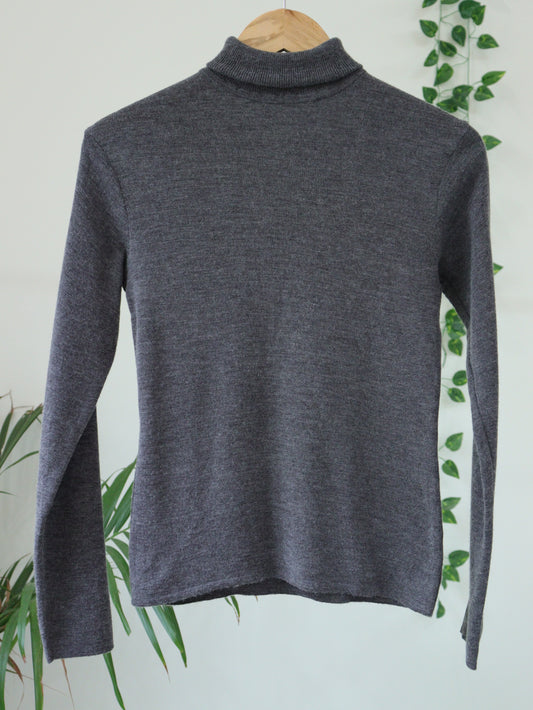 Grey Turtle Neck Sweater- 36"