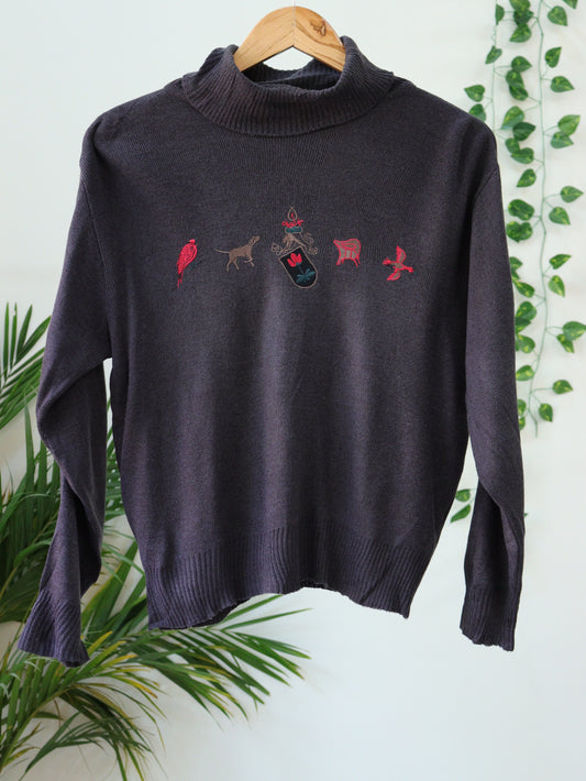 Grey Turtle Neck - 42"