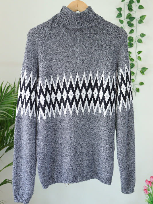 Grey Turtle Neck - 44"