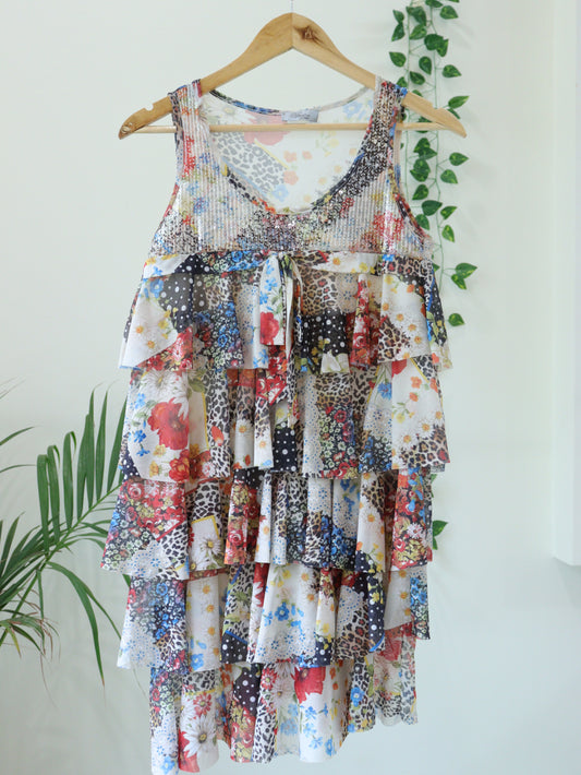Printed Ruffle Top - 30"