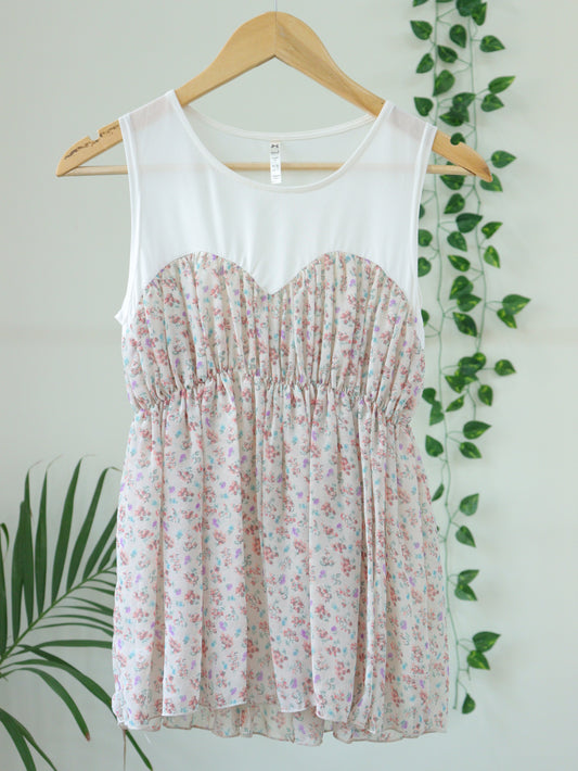 Floral Print Top - 30"