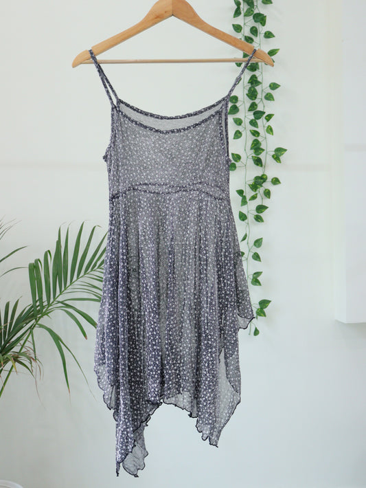 Grey Net Top - 30"