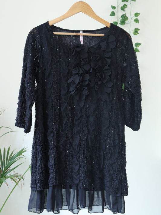 Net Black Top - 34"