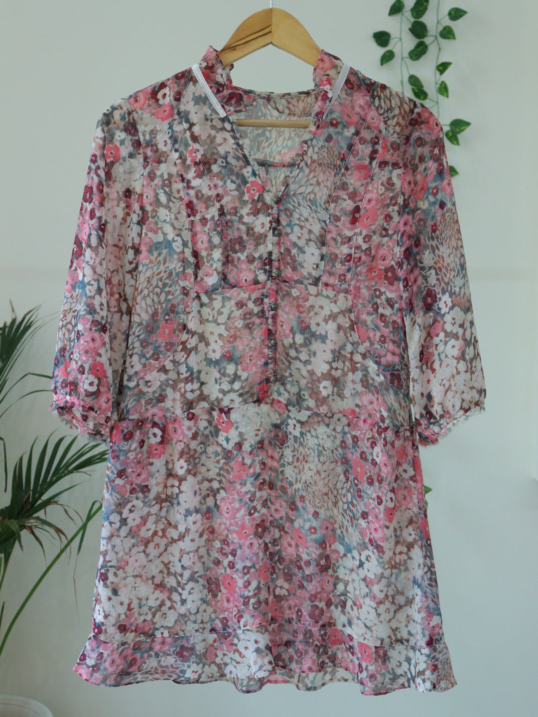 Pink Printed Top - 34"