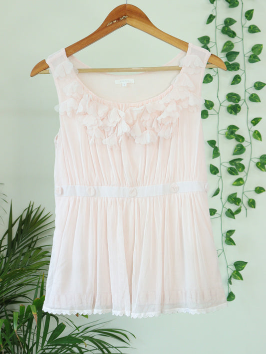 Pink Net Top - 34"