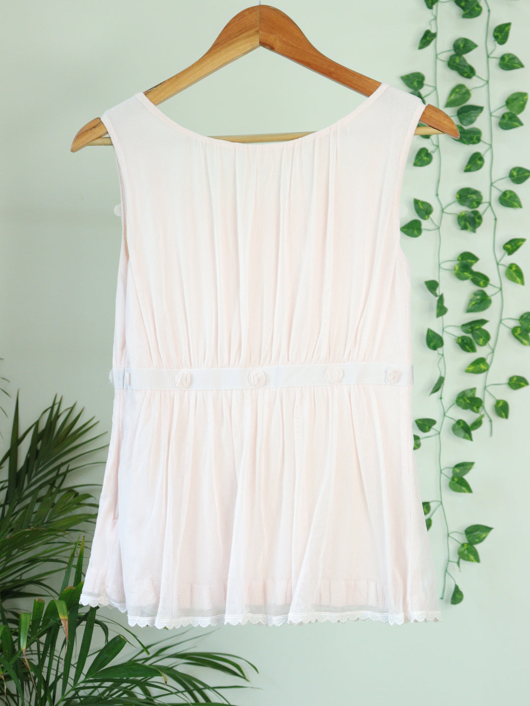 Pink Net Top - 34"