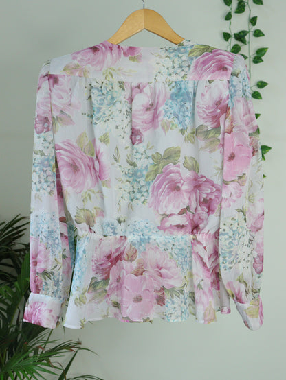 Pink Floral Top - 40"