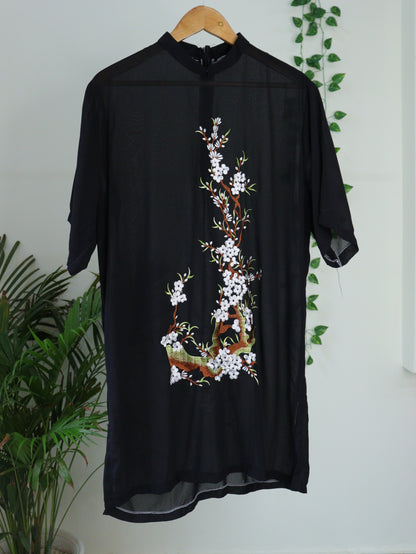 Black Long Top - 42"