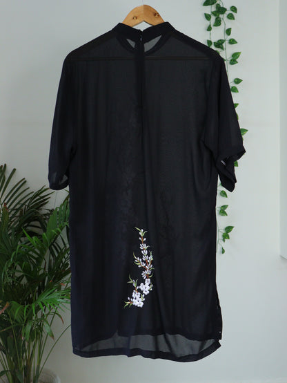 Black Long Top - 42"