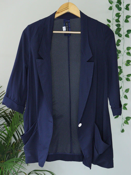Blue Shrug - 38"