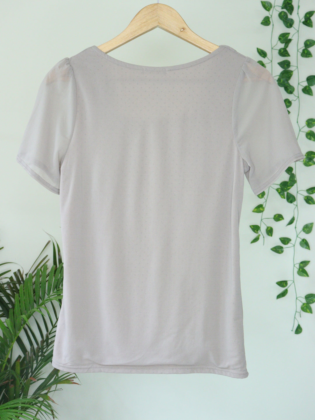 Grey Printed Top - 34"