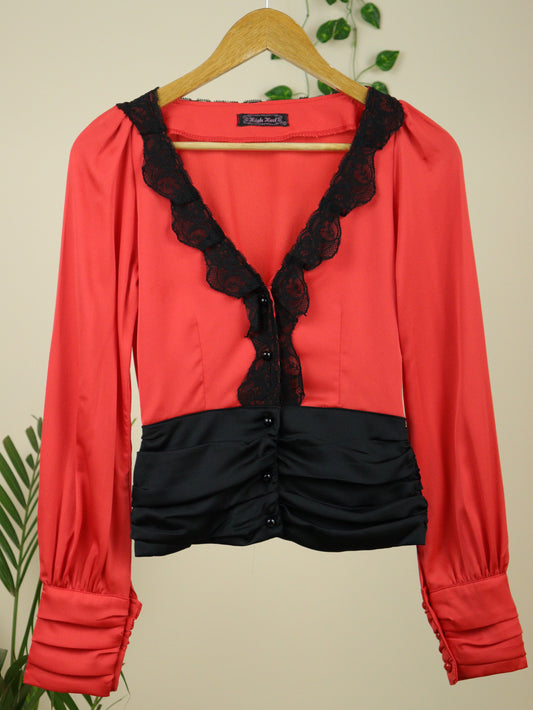 Red Crop Top - 33"