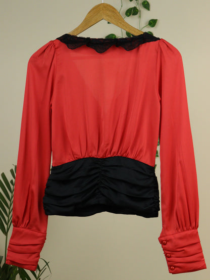 Red Crop Top - 33"