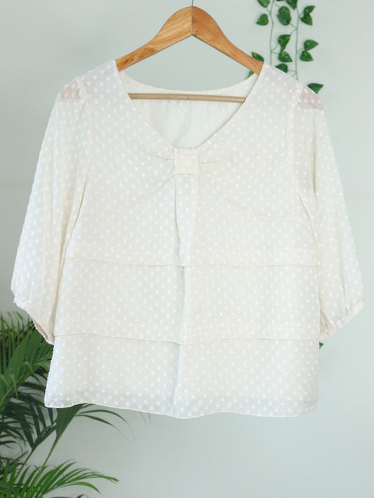 Off- White Top - 36"