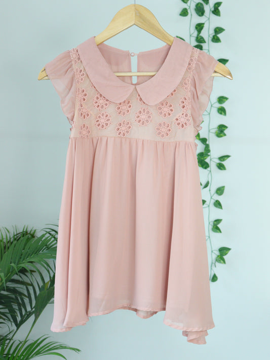 Peach Printed Top - 34"