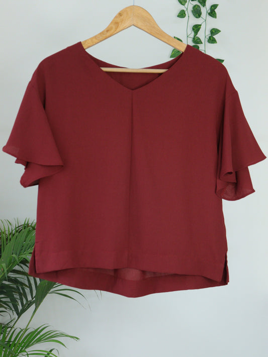 Maroon Top - 38"