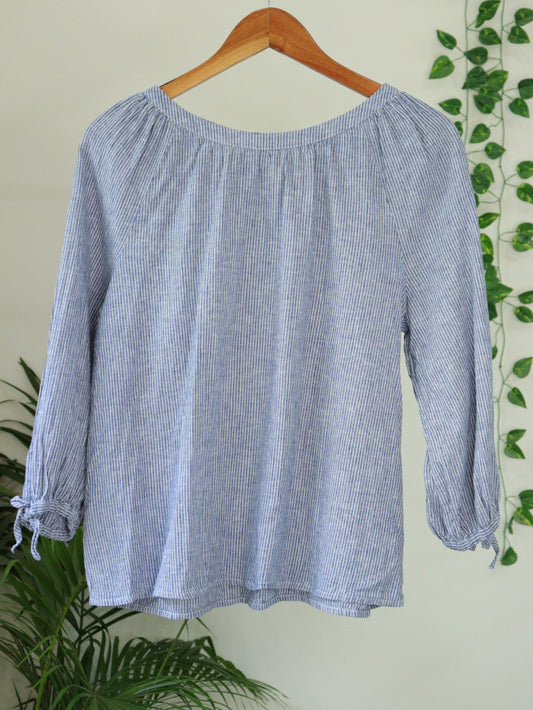 Blue Printed Top - 40"