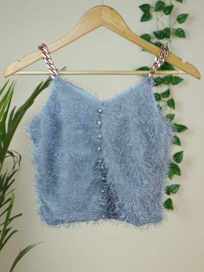 Furr Grey Top - 34"