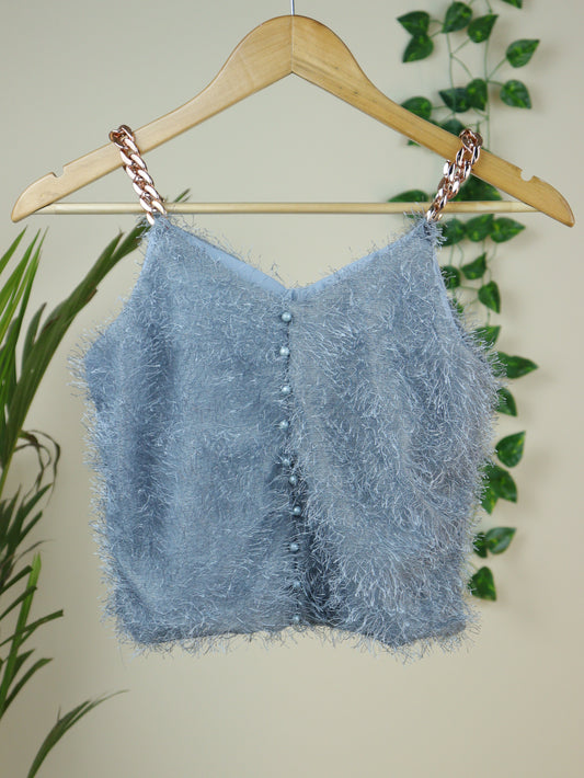 Furr Grey Top - 34"