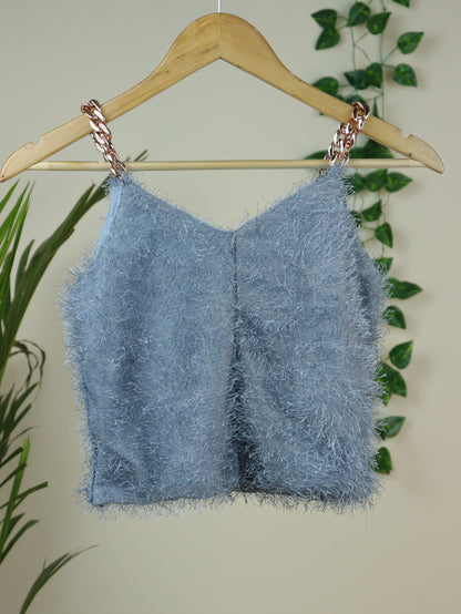Furr Grey Top - 34"