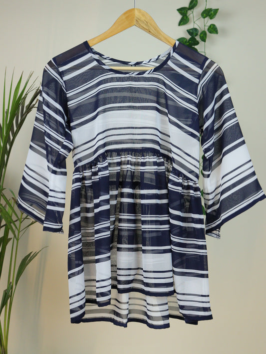 Blue Tunic Top
