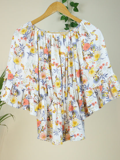 Floral Print Top - 38"