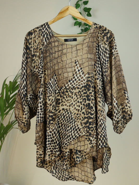 Leapord Print Top - 40"