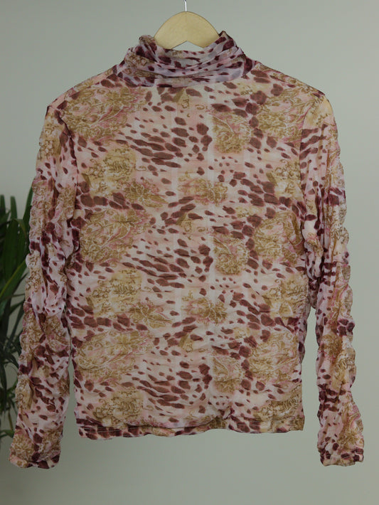 Pink Tuntle Neck Top - 41"