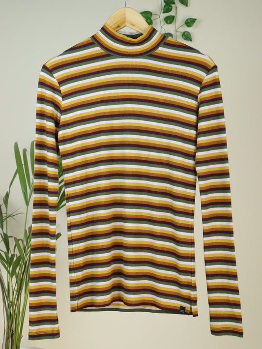 Multi Color Ribbed Top - 34 to 36"