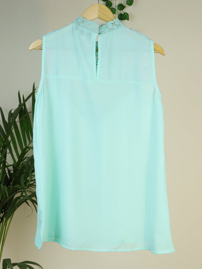 Green Lace Top