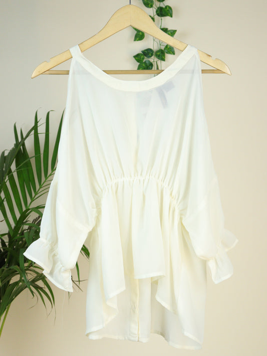 Off White Transparent Top - 34"