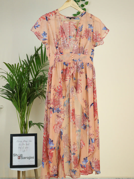 Peach Printed Top - 38"